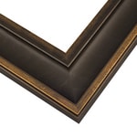 Frame: EXL2 - Executive - Black with Gold - Large Profile Frame: EXL2 - Executive - Black with Gold - Large Profile