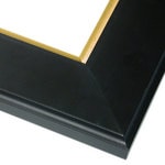 Frame: GG1 - Concerto - Black with Gold Frame: GG1 - Concerto - Black with Gold